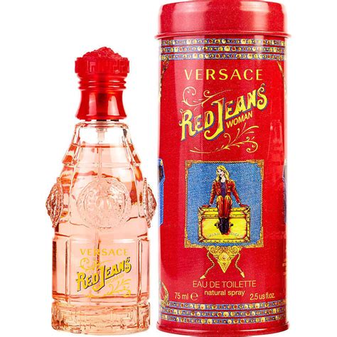 perfume versace red jeans woman.